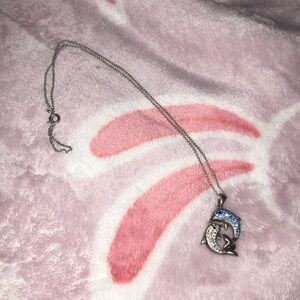 Austrian Crystal dolphin 🐬 necklace